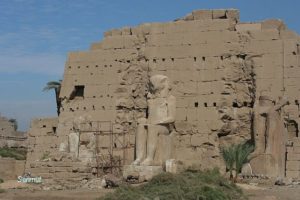 VIIIth pylon, built by Hatshepsut and Thutmose I-III