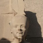 Limestone statue of Tut-ankh-Amen